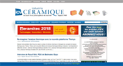 Desktop Screenshot of industrieceramique.com